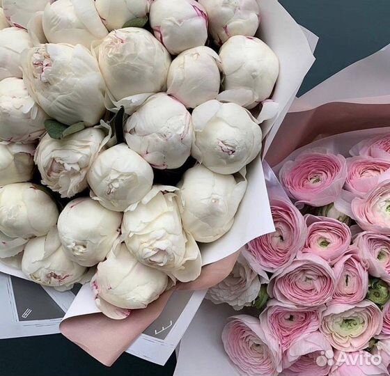 Цветы пионы Букет пионов Пионы Цветы