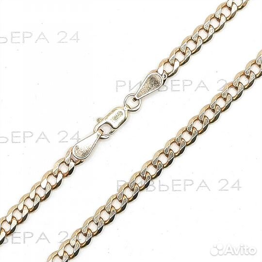 Золотая цепь панцирного плетения 585 пробы 23,06 г