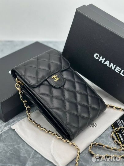 Сумка чехол для телефона Chanel