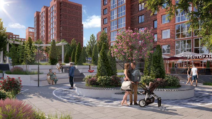 2-к. квартира, 55,8 м², 6/9 эт.