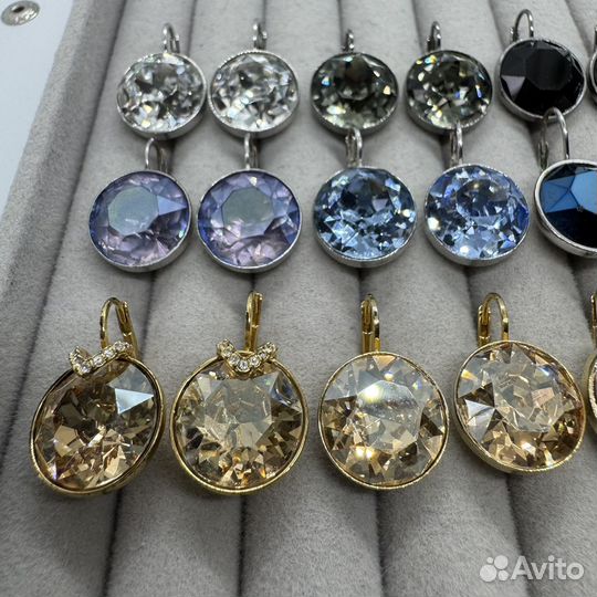 Серьги оригинал Swarovski Bella 14 мм