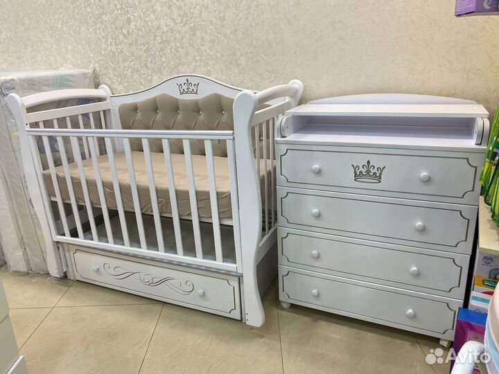 Детские кроватки круглые/стандартные/трансформеры