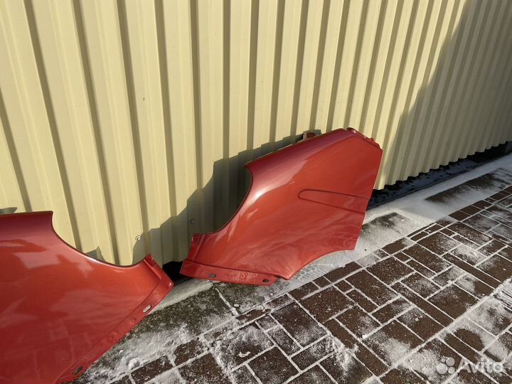 Крылья на Газель пластиковые цвет Фортуна рыжий