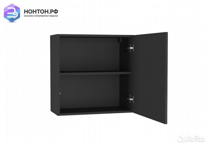 Шкаф навесной Point тип-60 черный глянец / черный