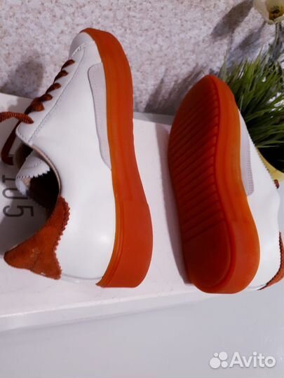 Кроссовки кеды женские новые натуральная кожа