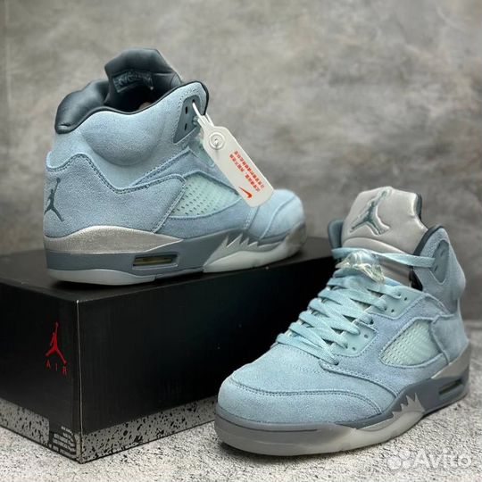 Кроссовки Air Jordan 5 Blue Bird