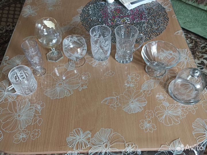 Посуда стекло хрусталь СССР