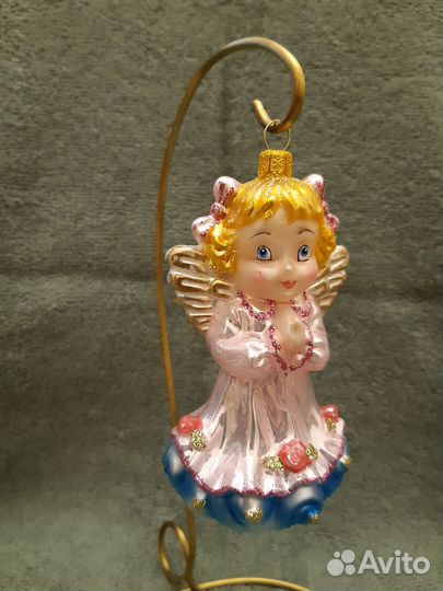 Ангел елочная игрушка Impuls, стекло