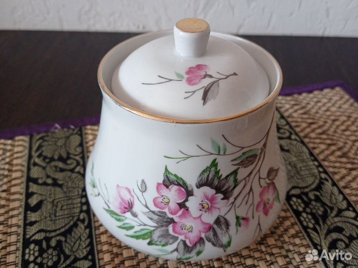 Чайник заварочный СССР, сахарница фарфор 1с