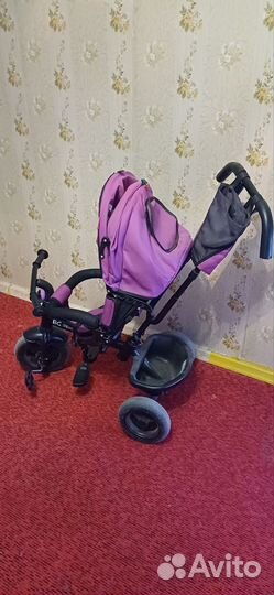 Велосипед коляска с ручкой