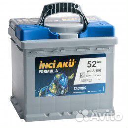 Аккумулятор автомобильный 52 Ач inci AKU
