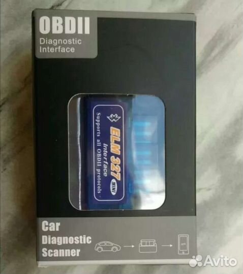 Автомобильный диагностический сканер OBD 2 ELM 327