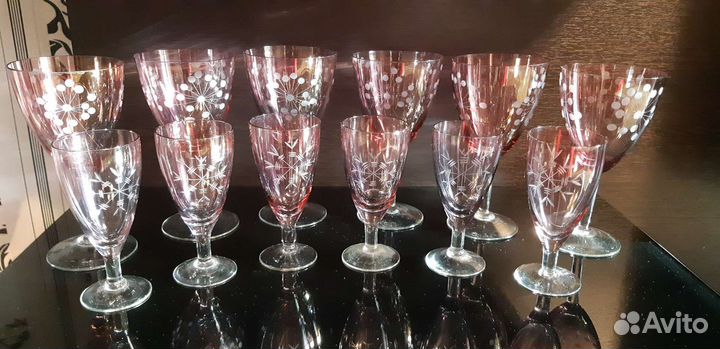 Фужеры бокалы стопки рюмки СССР