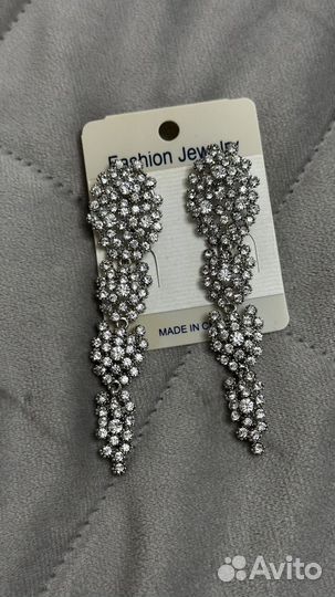 Бижутерия серьги на свадьбу