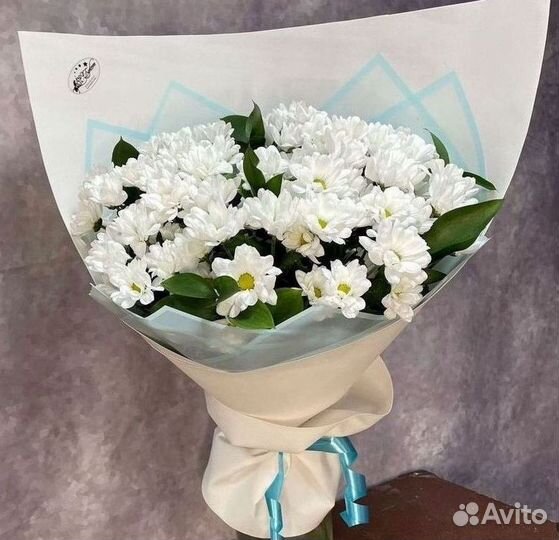 Букет цветов с Хризантемами