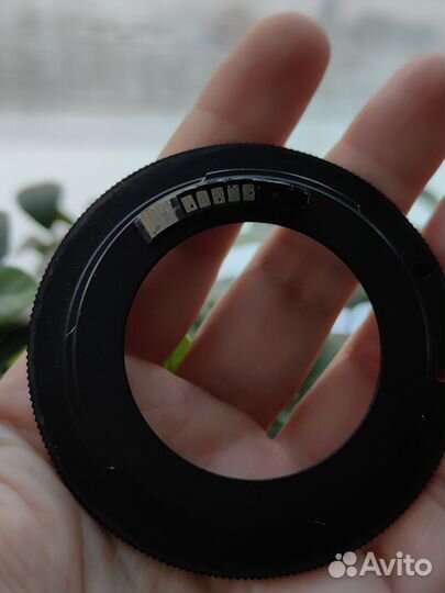 Фото переходник M42-EOS для Canon с чипом