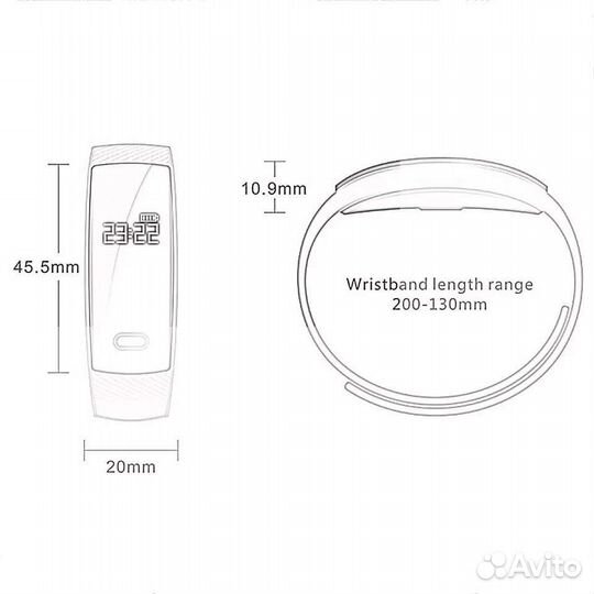 Фитнес браслет QS80