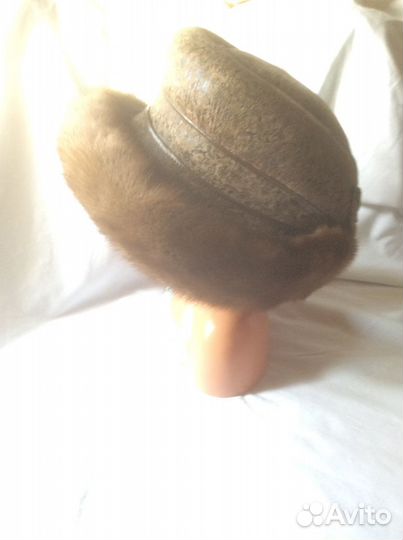 Шапка норка+ искусст кожа размер 57, 60 соболь+ на