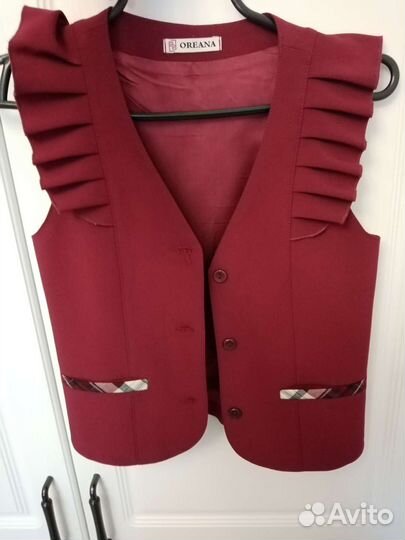 Жилет школьный для девочки