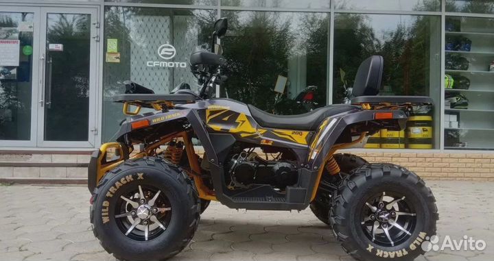 Квадроцикл Motoland Wild Track X 200 PRO с лебедко