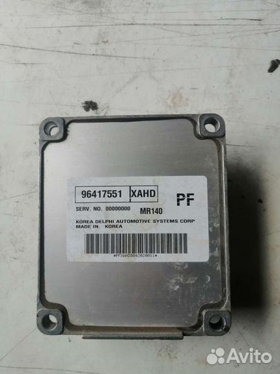 Блок управления двигателем Chevrolet aveo T200