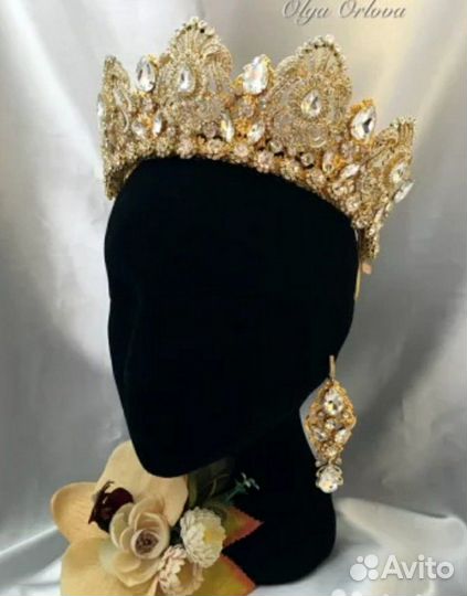 Корона и серьги