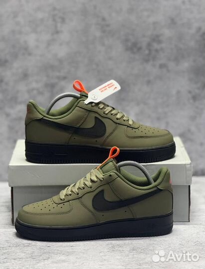 Кроссовки Nike Air Force 1 Medium Olive (Арт.49253)