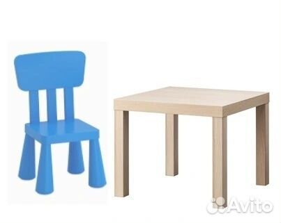 Столик и стульчик IKEA до 5 лет комплект