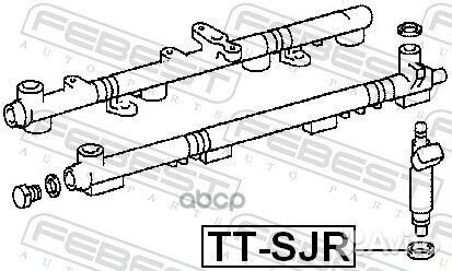 Кольцо уплотнительное форсунки впрыска топлива