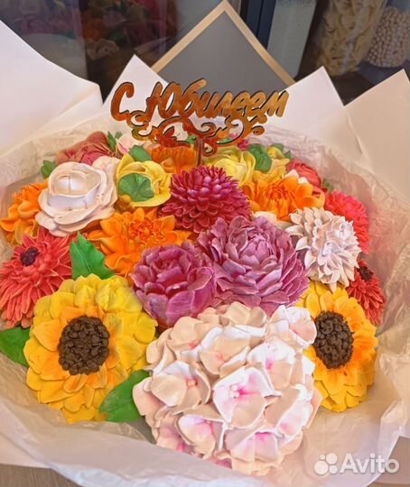 Зефирный букет, цветы, подарочные наборы