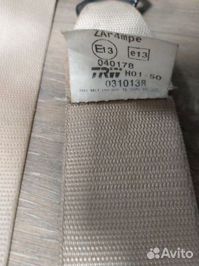 Ремень безопасности Bmw X5 E53 3.0D M57 2003