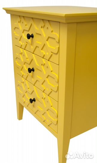 Желтая тумба Friz yellow современный классик