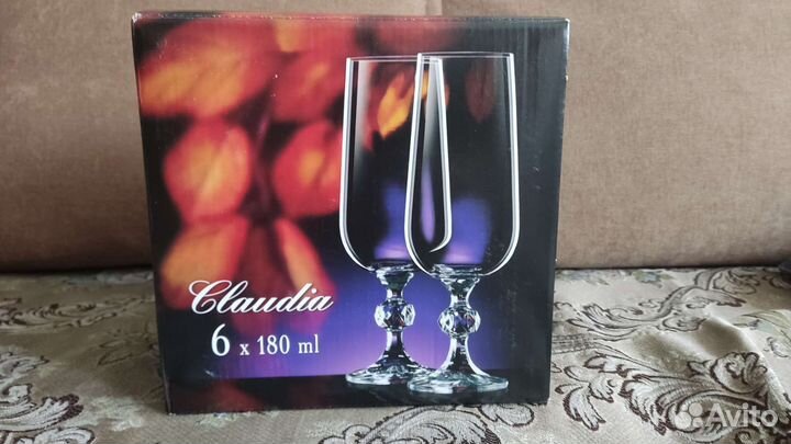 Набор бокалов для шампанского 6 шт