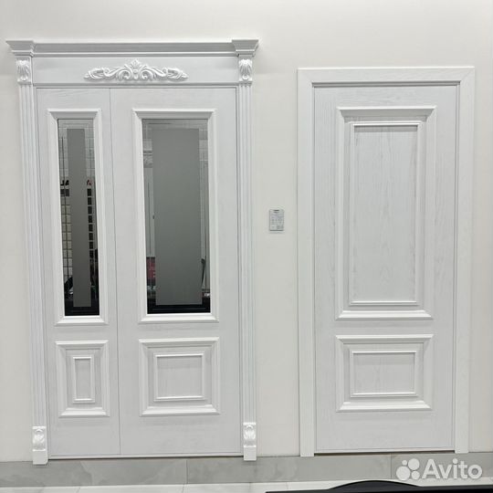 Двери межкомнатные серые p-3391