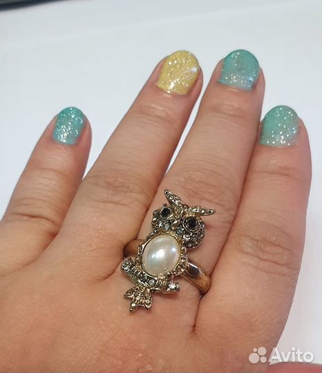 Кольцо с совой