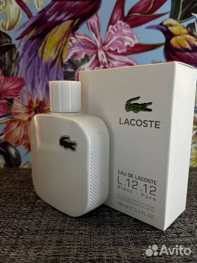 Lacoste L.12.12 Blanc – Pure 100ml (Euro Parfum)