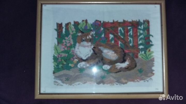 Картина вышитая крестом