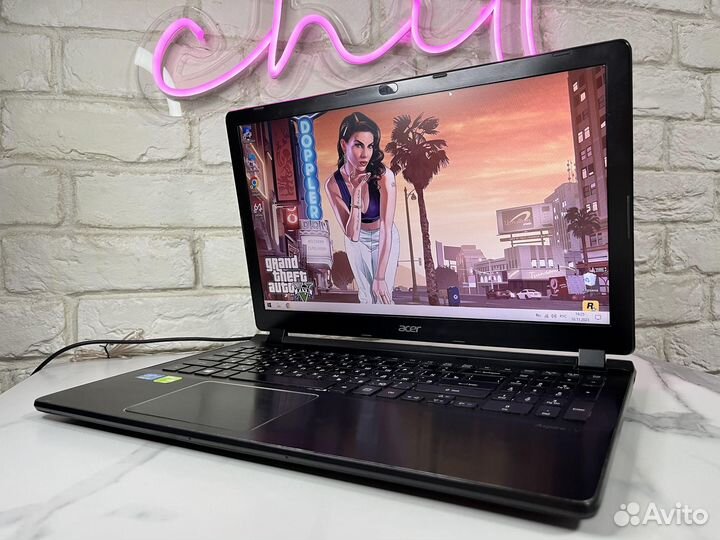 Мощный ноутбук Aser nvidia GT720M/12Gb/SSD