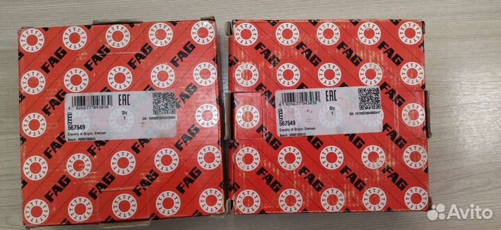 Подшипники ступицы Fag 567549