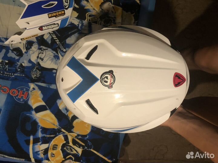 Кроссовый шлем с очками