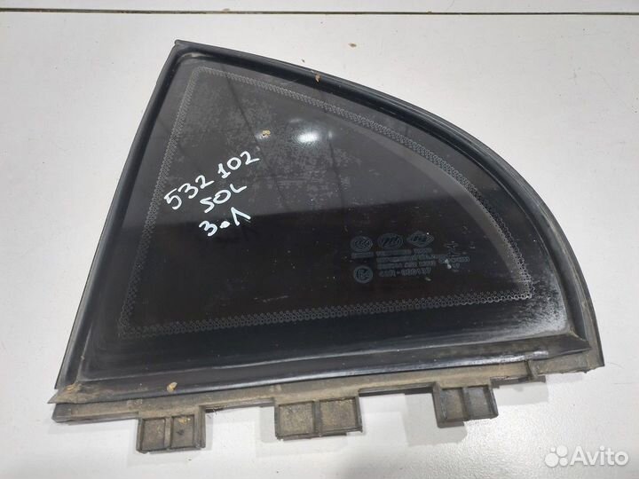 Стекло двери заднее левое (глухое) (Lifan Solano)