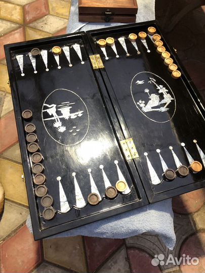 Фишки для нард корень ореха,сувель клен