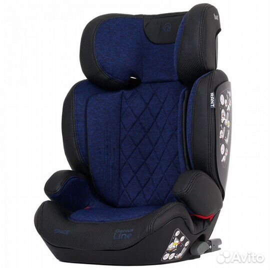 Автокресло Rant Space isofix Genius Line голубой