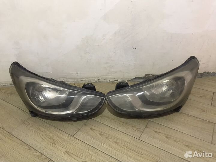 Фары хендай солярис 1