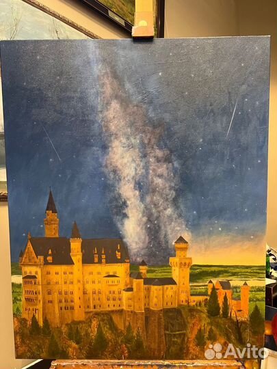 Картина маслом на холсте пейзаж