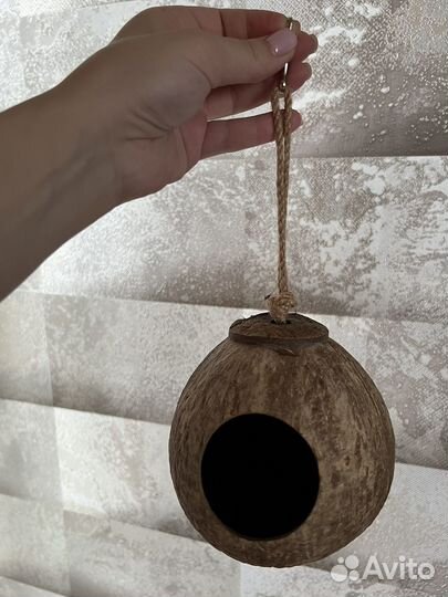 Домик-гнездо для попугаев и грызунов