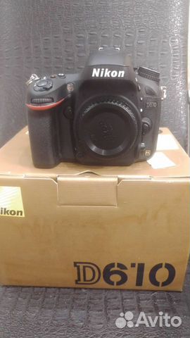 Зеркальный фотоаппарат Nikon D610 body +