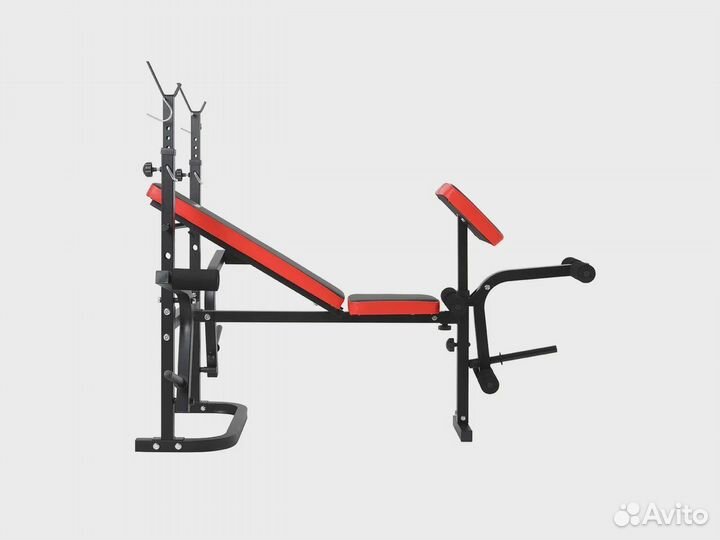 Скамья силовая со стойками unix Fit bench 120P