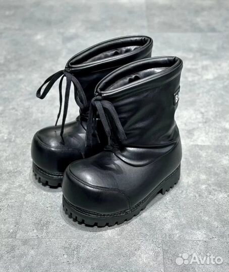 Ботинки Balenciaga Alaska In Black Shiny Supper