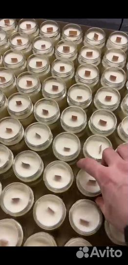 Натуральный соевый воск для контейнерных свечей